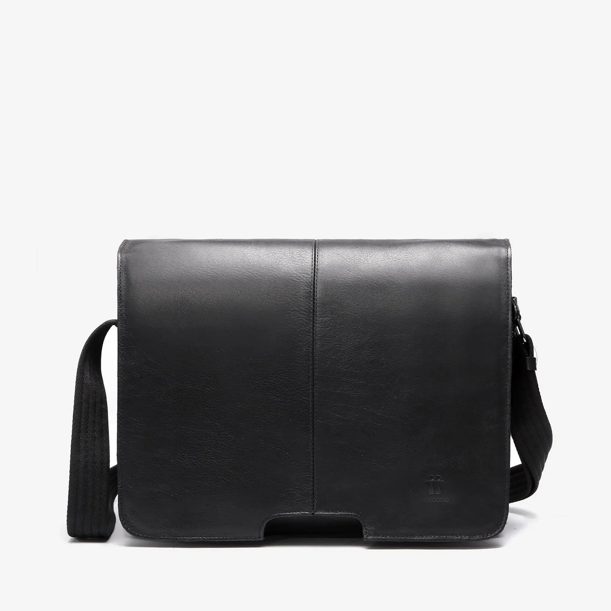 Pasta Masculina em couro Preto - Longfield