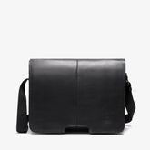 Pasta Masculina em couro Preto - Longfield