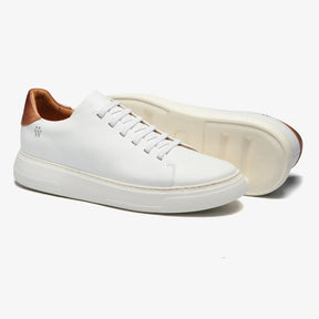 Tênis Slipon em Couro Branco - Nathan