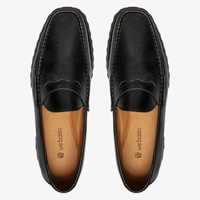 Loafer Casual Tratorado Preto - Oliver