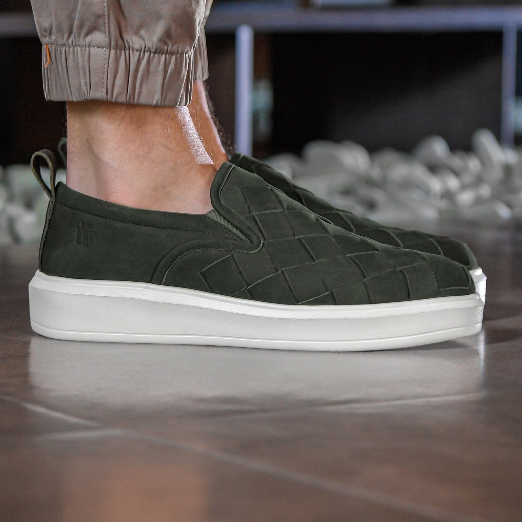 Iate Masculino Tressê - Harvey Verde Militar