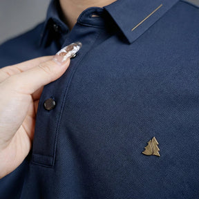 [Leve 5, Pague Só 3] Camisa Polo Vantum Masculina em Poliéster Performance e Elastano com Emblema Metálico de Pinheiro + BRINDES