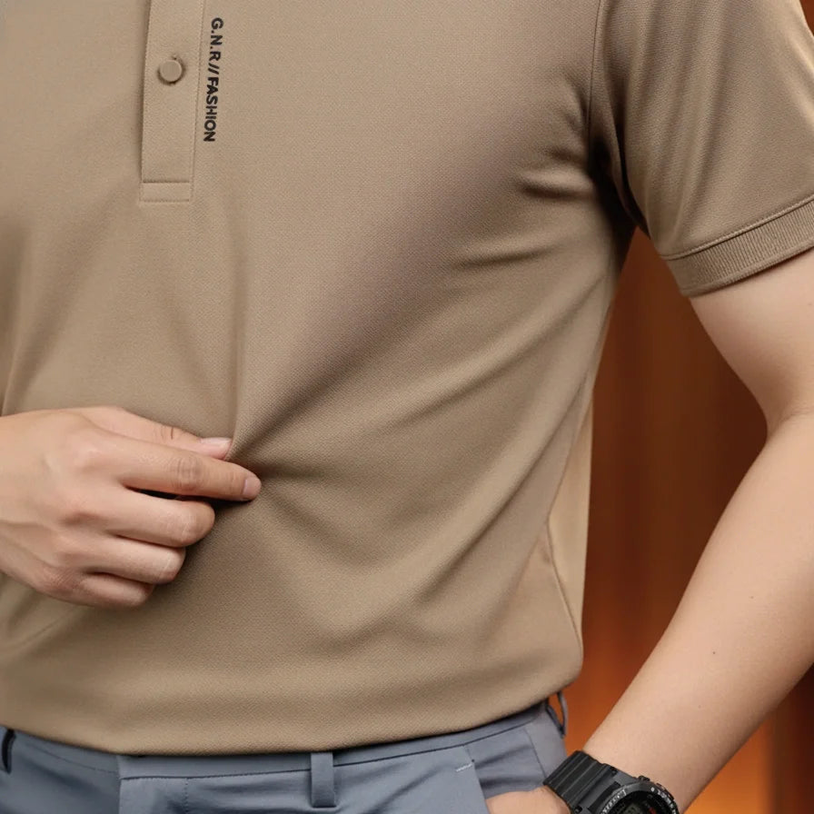 [Leve 5, Pague Só 3] Camisa Polo Varex em Seda Gelada, Poliéster e Spandex + 2 Calças e Relógio GRÁTIS!