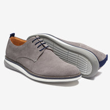 Sapato Masculino Derby - Winchester Camurça Cinza