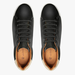 Tênis Slip-on em Couro Preto - Nathan