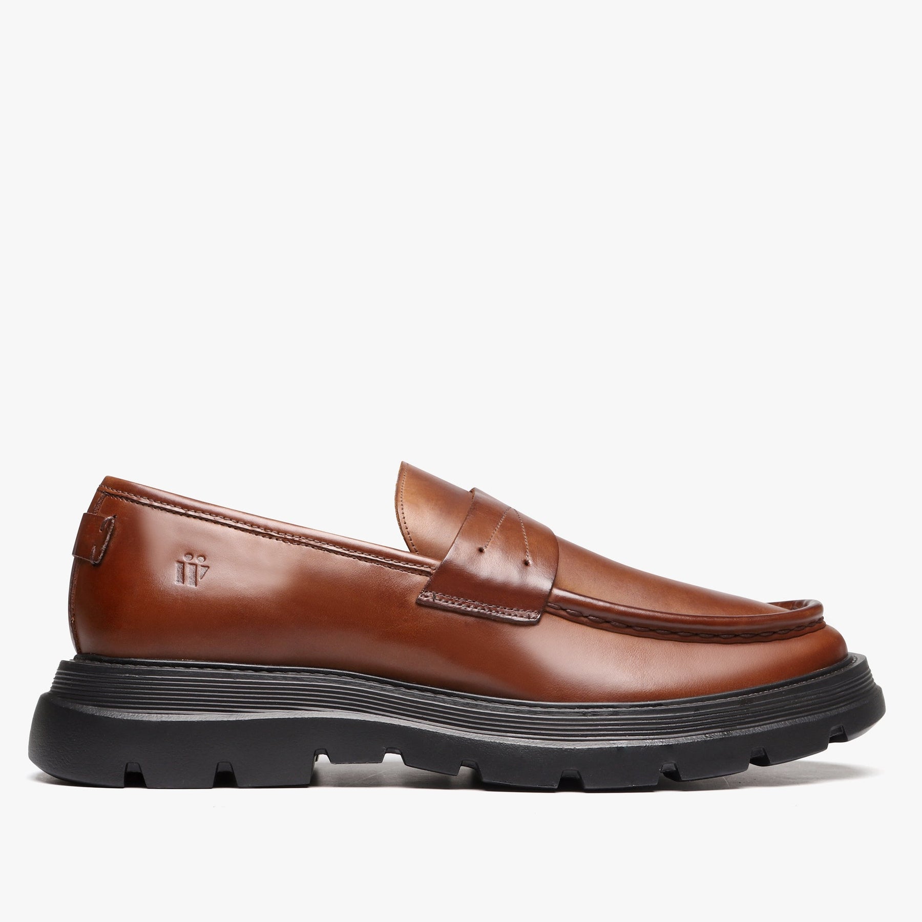 Loafer Masculino Marrom Sola Preta - Pietro