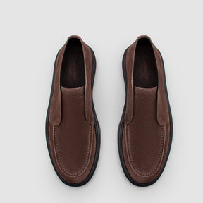 Loafer Masculino Piemonte Café Sola Preta