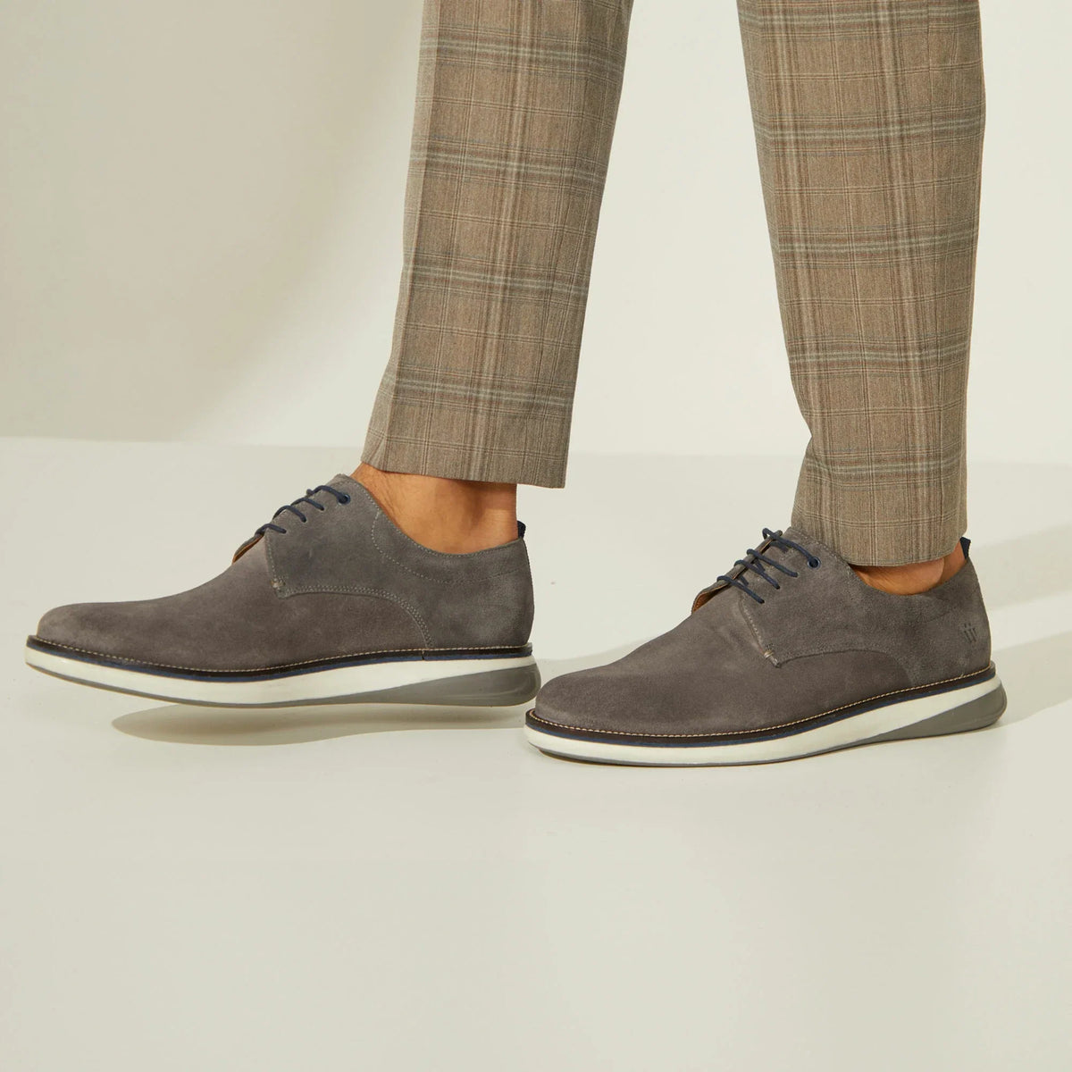 Sapato Masculino Derby - Winchester Camurça Cinza